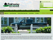 Tablet Screenshot of fairwaylawntreeservice.com